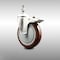 Service Caster 5 Inch 316SS Maroon Polyurethane Swivel 1/2 Inch Stem Caster Total Lock Brake SCC SCC-SS316TSTTL20S514-PPUB-MRN-121315 - alternate 1